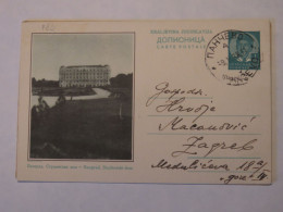 YUGOSLAVIA BUILDING ILLUSTRATED POSTAL CARD 1938 - Autres & Non Classés