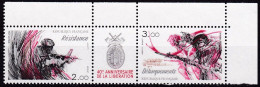 Frankreich, 1984, Mi.Nr. 2444/45, MNH **,  40. Jahrestag Der Befreiung. 40e Anniversaire De La Libération. - Unused Stamps