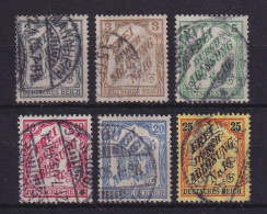Dt. Reich 1905 Dienstmarken Für Baden  Mi.-Nr. 9-14 Gestempelt - Dienstmarken