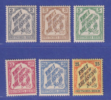 Dt. Reich 1905 Dienstmarken Für Baden  Mi.-Nr. 9-14 Ungebraucht * - Officials