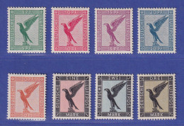 Dt. Reich 1926 Flugpostmarken Adler Mi.-Nr. 378-384 Ungebraucht * - Ongebruikt