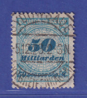 Dt. Reich 1923 Korbdeckelmuster 50 Mrd. Mark  Mi.-Nr. 330AP HT O Gpr. INFLA  - Usati