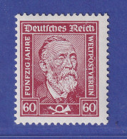 Dt. Reich 1924 Weltpostverein Heinrich V. Stephan Mi.-Nr. 362y Postfrisch ** - Ungebraucht