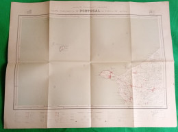 Peniche - Mapa Do Concelho - Map. Leiria. Portugal. - Carte Geographique