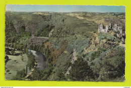 63 MENAT Vers Montaigut Les Ruines Du Château Rocher Surplombant La Vallée De La Sioule VOIR DOS En 1955 - Montaigut