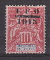 OCEANIE YT 38 Neuf Surchargé  IFO 1913 - Unused Stamps