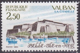 Frankreich, 1984, Mi.Nr. 2446, MNH **,  Tourisme : Citadelle Vauban Au Palais, Belle-Île - Ongebruikt