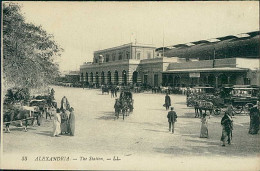 EGYPT - ALEXANDRIA / ALEXANDRIE - THE STATION - EDIT L.L. - 1910s (12633) - Alexandria