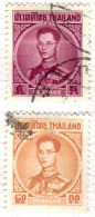 T+ Thailand 1963 Mi 411 417 Bhumipol Adujadeh - Tailandia