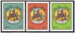 Iraq 725-724, Hinged. Michel 805-807. Iraqi Cement Plant, 25th Ann. 1974. - Iraq