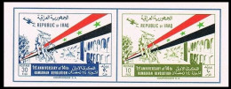 Iraq 343 A-b Pair, MNH. Michel 378-379. Revolution Of Ramadan, 1st Ann. 1964. - Irak