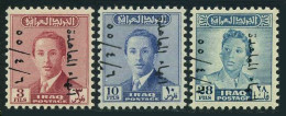 Iraq 158-160,hinged.Michel 185-187. Abrogation Of Anglo-Iraq Treaty, 1930. - Irak