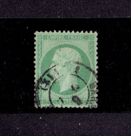 NAPOLEON 3 DENTELE - N°20"a" Vert Foncé OB - TB ET TB CENTRAGE - 1862 Napoleon III