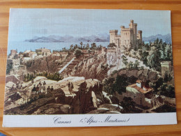 06 -CANNES Au Temps Jadis Vers 1860 - La Villa St Acheul Et Le Golfe De La Napoule - Cannes