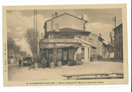 CPA - Route Nationale Et Rue De L'ancienne Poste - Saint Rambert D'Albon (26) - Altri & Non Classificati