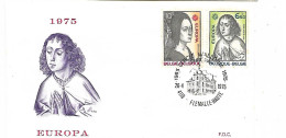 BELGIQUE / FDC 1975 EUROPA - FLEMALLE HAUTE - Usados