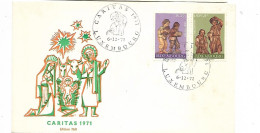 LUXEMBOURG / FDC 1971 CARITAS - Gebraucht