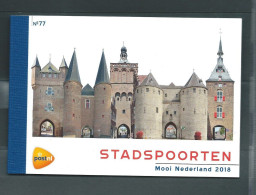Nederland NVPH PR77 Mooi Nederland Stadspoorten 2018 Prestige Booklet MNH Postfris- Pb 20305 - Postzegelboekjes En Roltandingzegels
