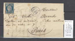 France - Lettre  Grille De Grasse - Var - Yvert 4 - 1850 - 1849-1876: Periodo Classico