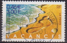 Vacances - FRANCE - Pas Dans Le Sable, Mer - N° 3399 - 2001 - Oblitérés