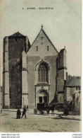 49 ANGERS N°6 Eglise Saint Serge Animée Bel Attelage Cheval Calèche - Angers