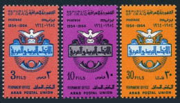 Iraq 358-360, Hinged. Michel 394-396. Arab Postal Union, 1964. Emblem - Bird. - Irak