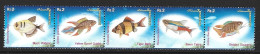 PAKISTAN. N°1169-73 De 2004. Poissons D'aquarium. - Pesci