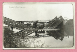 Belgique - COMINES - Carte Photo Allemande - Brücke - Pont Détruit - Guerre 14/18 - Komen-Waasten