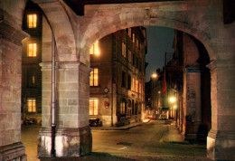 CPSM - GENÈVE - La Grande Rue Depuis L'Ancien Arsenal (vue De Nuit) - Edition Jaeger Cie - Genève