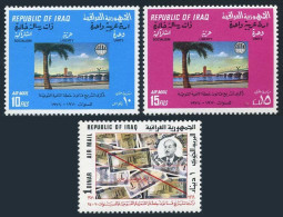 Iraq C34-C36, MNH. Michel 630-632. Iraqi Banknotes, Pres.Hassan Al-Bakr. 1970. - Irak