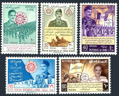 Iraq 253-257, Hinged. Michel 287-291. Army Day 1960. Abdul Karim Kassem. - Irak