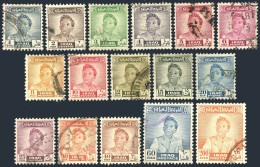 Iraq 110-124,127, 16 Stamps Used. 1948. King Faisall II. - Irak