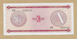 3 PESOS 1985 SERIE A NEUF - Cuba