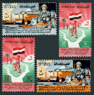 Iraq 347-350, Hinged. Mi 383-386. Revolution, 6th Ann. 1964. Industrialization, - Irak