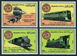 Iraq 749-752, MNH. Michel 832-835. Diesel Locomotive; Steam Tank, 1975. - Irak