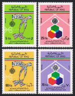 Iraq 1113-1116, 1117, MNH. Mi 1190-1193, Bl.37. World Communication Year, 1983. - Irak