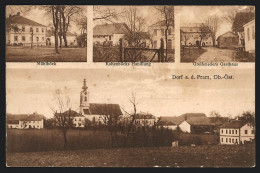 AK Dorf An Der Pram, Gasthaus Greifender, Handlung Kaltenböck, Müllböck  - Autres & Non Classés