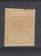 Yvert 3 (*) Neuf Sans Gomme Signé SCHLESINGER - 1859-1880 Wappen & Heraldik