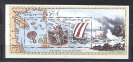 Iles Féroé 2002-The Travel Of Vikings In The Atlantic Set (4v) - Färöer Inseln