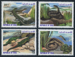 Iraq 1069-1072, MNH. Michel 1161-1164. Reptiles 1982: Lizard, Snake. - Irak