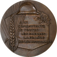 France, Médaille, 60ème Anniversaire De L'Armistice, 1978, Bronze, Delamarre - Otros & Sin Clasificación