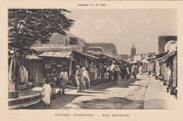 Tunisie.  Kairouan. Rue Saussier - Tunisie