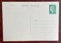 France 1969/73 -  Entier Postal Neuf  CHEFFER  0.30 F Recto Divisé  - Yvt  1611 CP1 - Cartes Postales Types Et TSC (avant 1995)