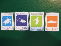 TAAF YVERT POSTE ORDINAIRE N° 705/708 TIMBRES NEUFS** LUXE - MNH - SERIE COMPLETE - COTE 10,00 EUROS - Nuovi