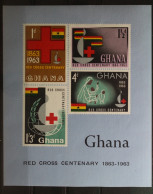 Ghana Block 8 Mit 145-148 Postfrisch #TT890 - Autres & Non Classés