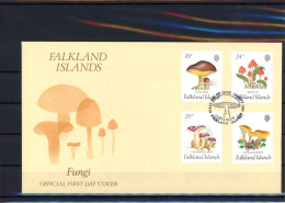 Falkland Inseln 468-471 Pilze Ersttagesbrief/FDC #JR607 - Falkland Islands