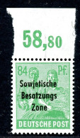 SBZ-allgemeine Ausgaben 197 P OR Ndgz Postfrisch #HO751 - Autres & Non Classés