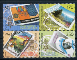 Makedonien 370-373 Postfrisch 50 J. Europamarken #IN711 - Otros & Sin Clasificación