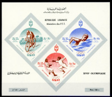 Libanon Block 24 Postfrisch Olympia 1960 #ID406 - Lebanon