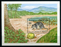 Antigua Und Barbuda Block 164 Postfrisch Wildtiere #HS016 - Antigua And Barbuda (1981-...)